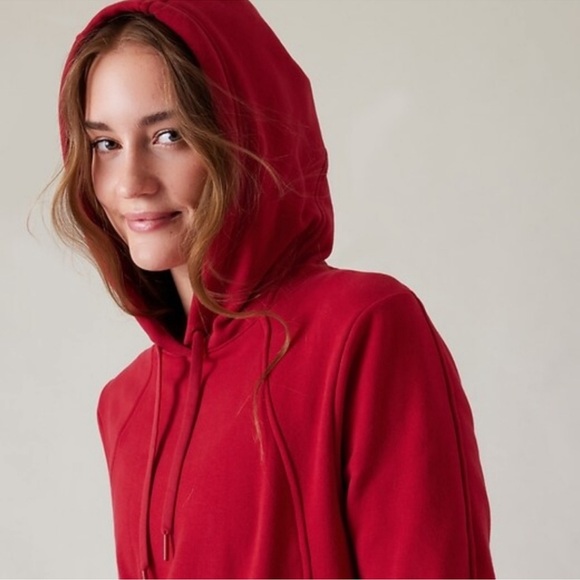 Athleta Retroplush Revive Hoodie sweatshirt size Large excellent condition - Picture 12 of 14